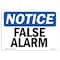 Signmission OSHA Notice, 5" Height, False Alarm Sign, 7" X 5", Landscape OS-NS-D-57-L-12477 - alternate 1